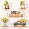 5 Pcs Sunflower Table Sign Sunflower Wooden Table Centerpieces Sign Summer Gnome Wooden Table Decor Sunshine Table Decoration Signs Gnome Wooden Centerpiece for Home Party(Colorful)